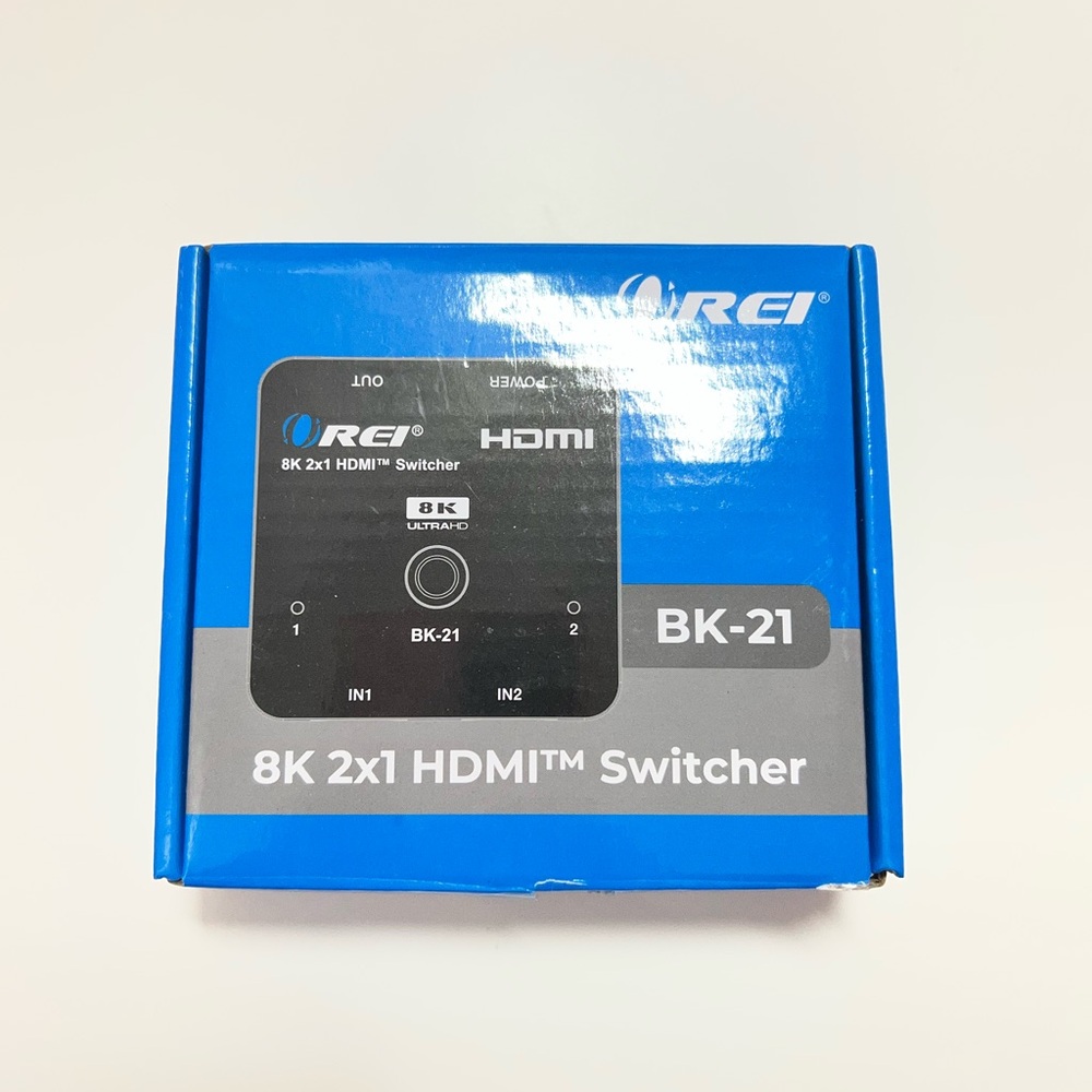 OREI 8K 2x1 HDMI Switcher